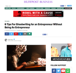 How to be a ghostwriter for entrepreneurs